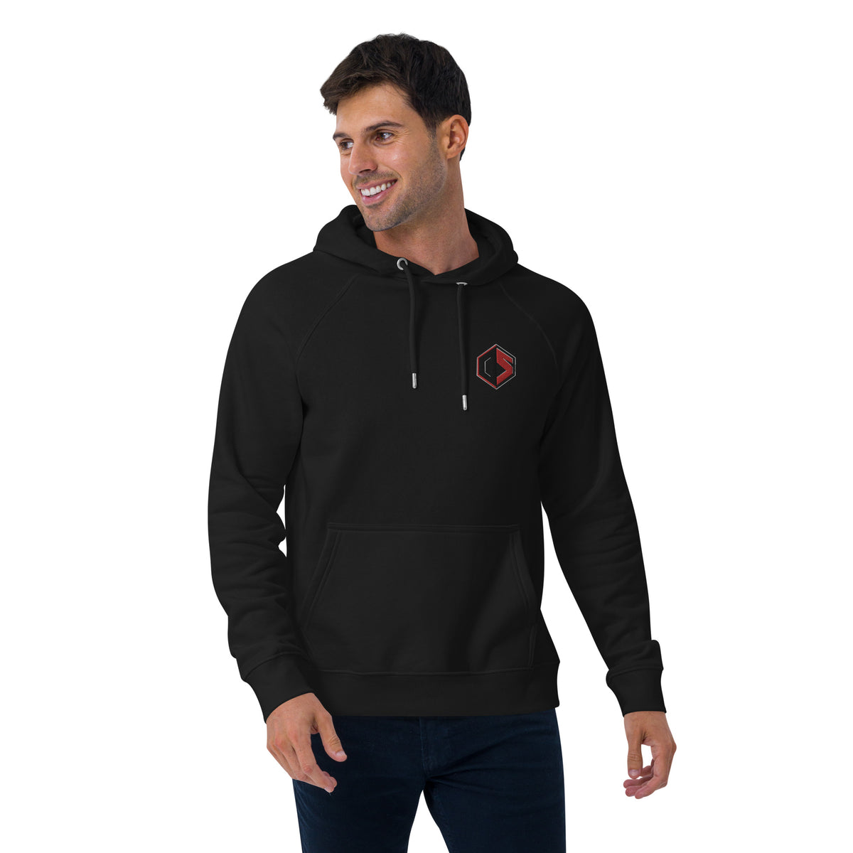 DeinSch1cksal - Unisex-Bio-Hoodie mit Stick