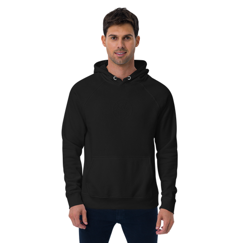 KalySixOne - Unisex-Bio-Raglan-Hoodie mit Stick