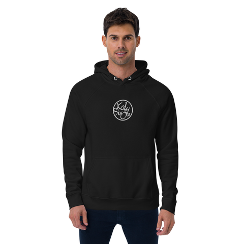 KalySixOne - Unisex-Bio-Raglan-Hoodie mit Stick