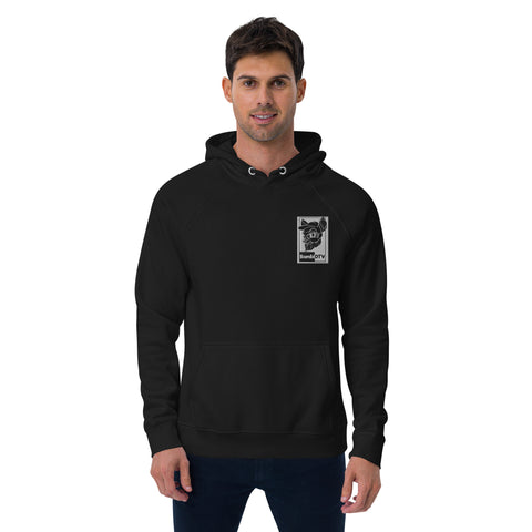 BambiDTV - Herren-Raglan-Hoodie aus Biobaumwolle mit Stick
