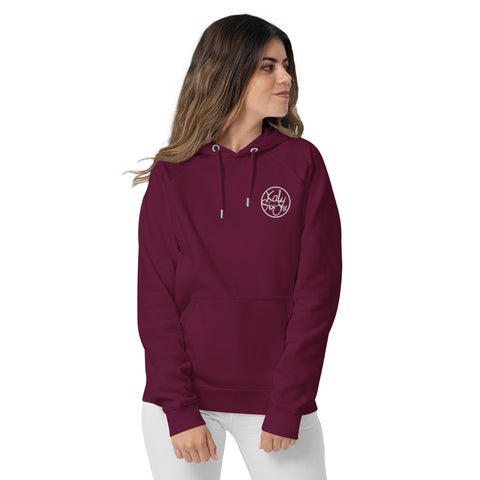 KalySixOne - Unisex-Bio-Raglan-Hoodie mit Stick