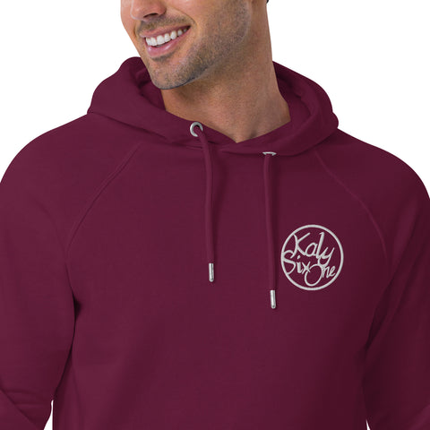 KalySixOne - Unisex-Bio-Raglan-Hoodie mit Stick