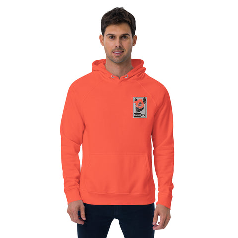 BambiDTV - Herren-Raglan-Hoodie aus Biobaumwolle mit Stick