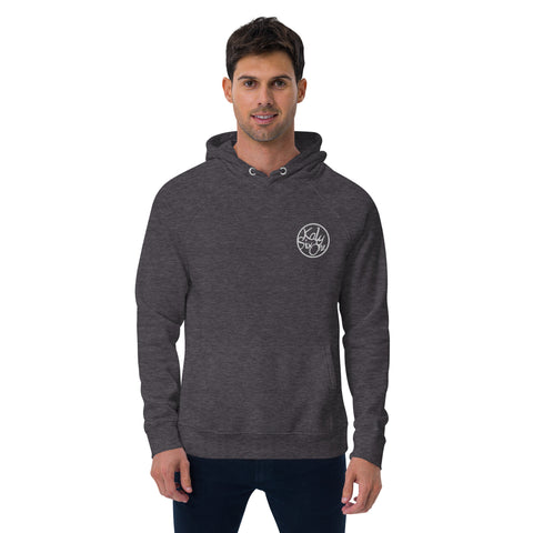 KalySixOne - Unisex-Bio-Raglan-Hoodie mit Stick