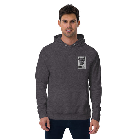 BambiDTV - Herren-Raglan-Hoodie aus Biobaumwolle mit Stick