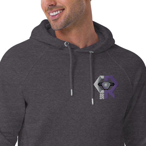 Cryptix995 - Unisex-Bio-Hoodie mit Stick und Rückendruck