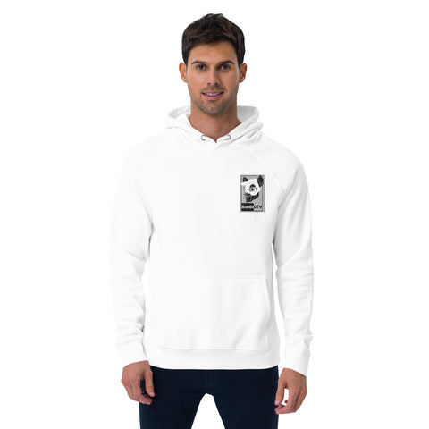 BambiDTV - Herren-Raglan-Hoodie aus Biobaumwolle mit Stick