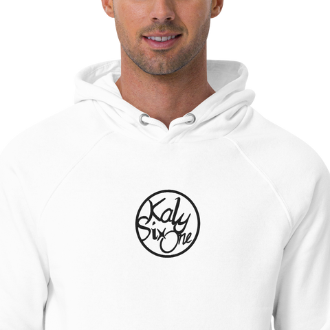 KalySixOne - Unisex-Bio-Raglan-Hoodie mit Stick