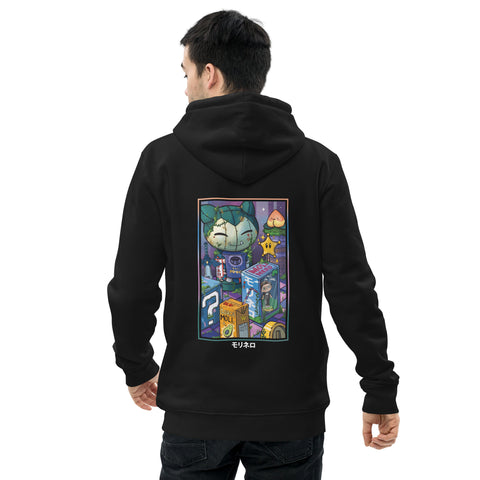 Molinero1990 - Unisex-Bio-Hoodie mit Stick und Druck