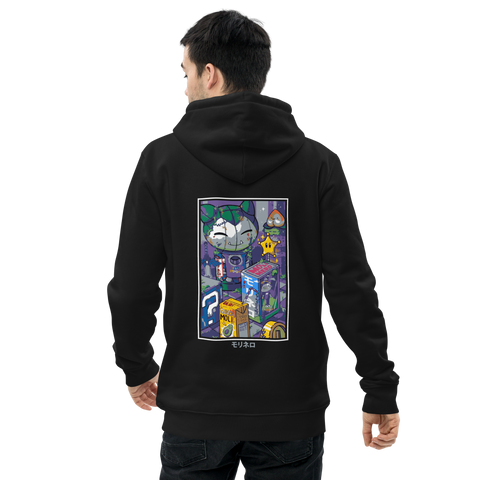Molinero1990 - Unisex-Bio-Hoodie mit Stick und Druck