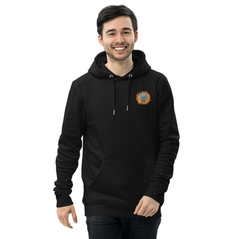 Turbomagier - Unisex Bio-Hoodie mit beidseitigen Druck