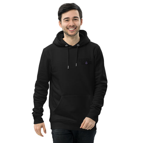 Lachsinator - Unisex-Bio-Hoodie mit Stick