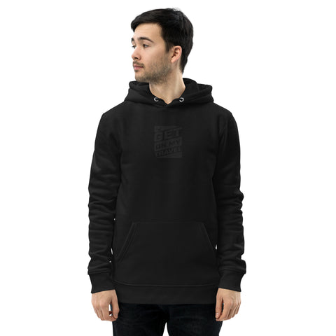 Travel_johnny - Unisex-Bio-Hoodie mit Stick