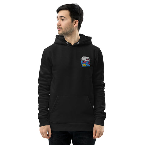 LuiTheDinosaur - Unisex-Bio-Hoodie mit Stick
