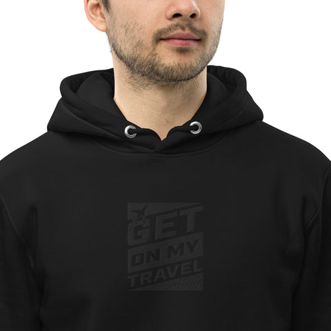 Travel_johnny - Unisex-Bio-Hoodie mit Stick