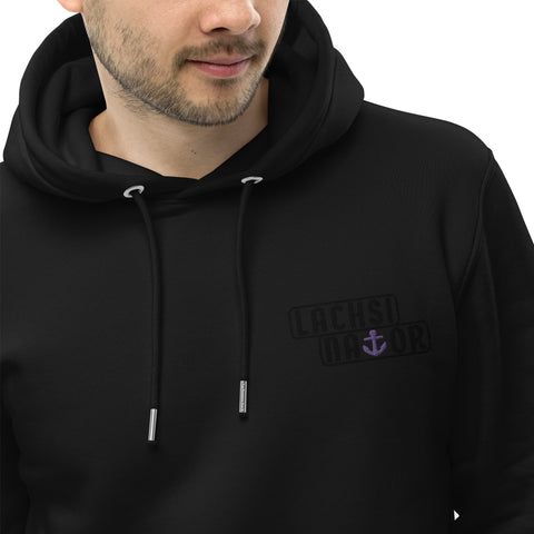 Lachsinator - Unisex-Bio-Hoodie mit Stick
