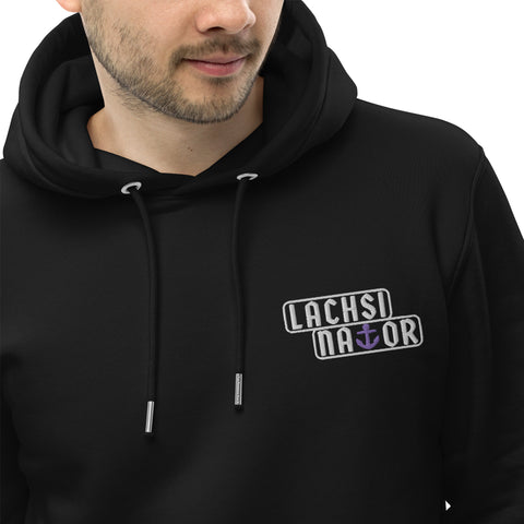 Lachsinator - Unisex-Bio-Hoodie mit Stick