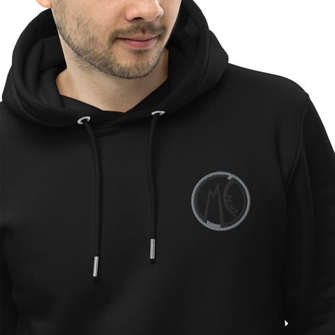 MC_REINERx - Unisex-Bio-Hoodie mit Stick und Rückendruck