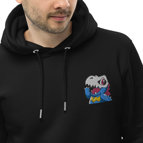 LuiTheDinosaur - Unisex-Bio-Hoodie mit Stick