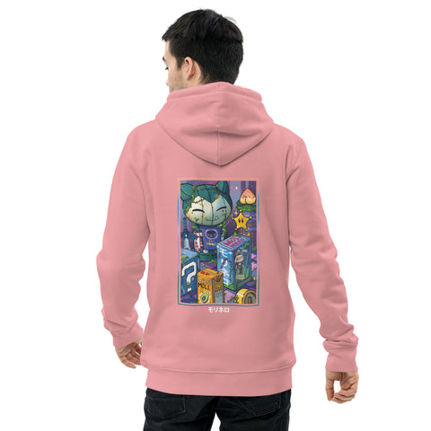 Molinero1990 - Unisex-Bio-Hoodie mit Stick und Druck