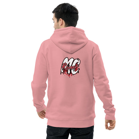 MC_REINERx - Unisex-Bio-Hoodie mit Stick und Rückendruck