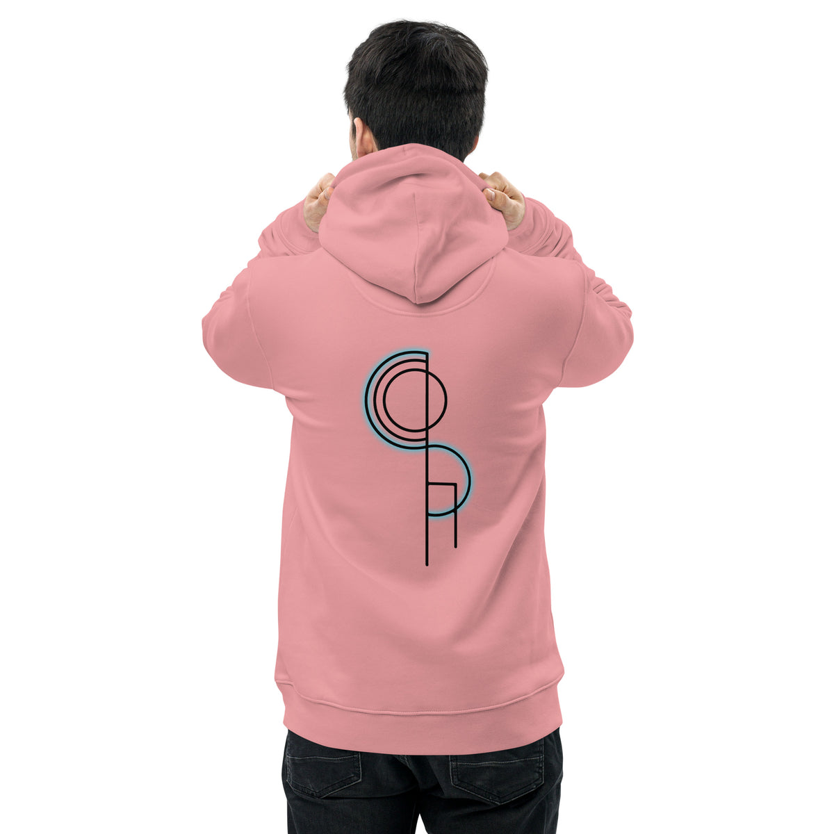 DerSocha - Unisex-Bio-Hoodie mit Druck
