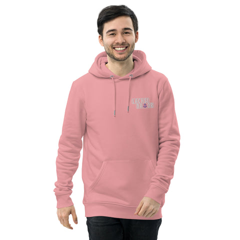 Lachsinator - Unisex-Bio-Hoodie mit Stick