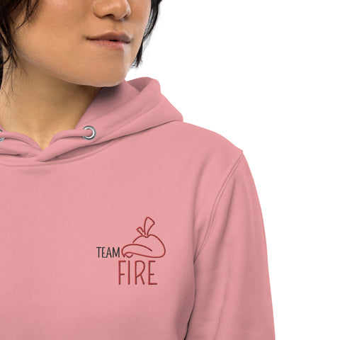 LuiTheDinosaur - Unisex-Bio-Hoodie mit Stick