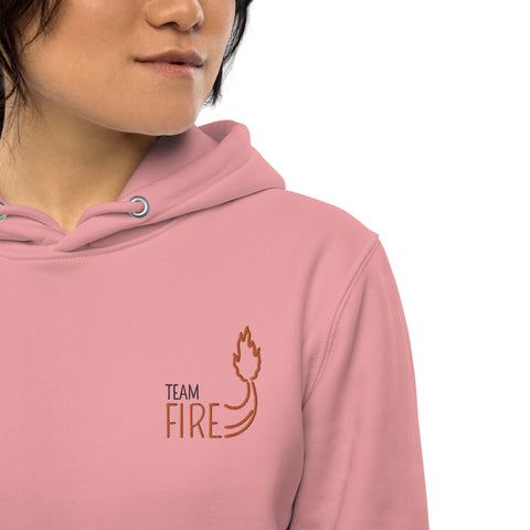 LuiTheDinosaur - Unisex-Bio-Hoodie mit Stick