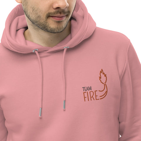 LuiTheDinosaur - Unisex-Bio-Hoodie mit Stick
