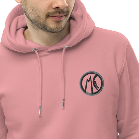 MC_REINERx - Unisex-Bio-Hoodie mit Stick und Rückendruck