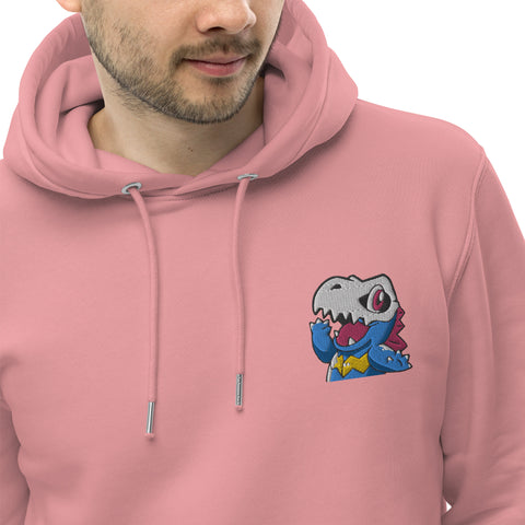 LuiTheDinosaur - Unisex-Bio-Hoodie mit Stick
