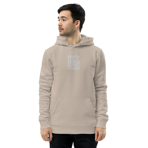 Travel_johnny - Unisex-Bio-Hoodie mit Stick