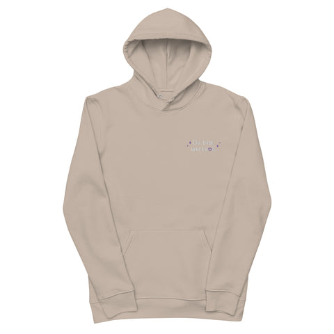 LulusWunderwelt - Unisex-Hoodie aus Biobaumwolle mit Stick