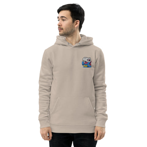 LuiTheDinosaur - Unisex-Bio-Hoodie mit Stick