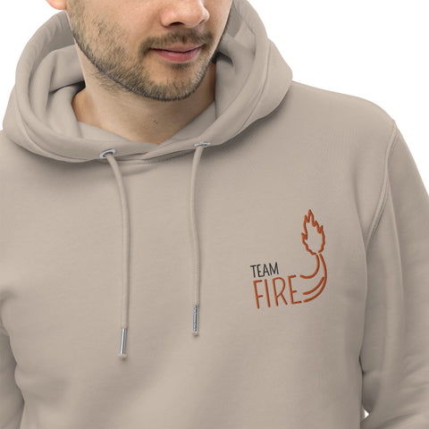 LuiTheDinosaur - Unisex-Bio-Hoodie mit Stick