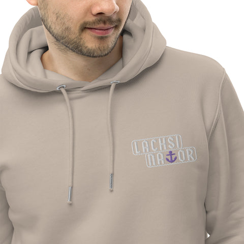 Lachsinator - Unisex-Bio-Hoodie mit Stick