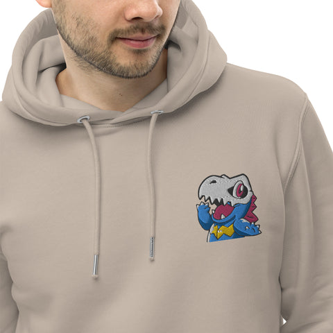 LuiTheDinosaur - Unisex-Bio-Hoodie mit Stick