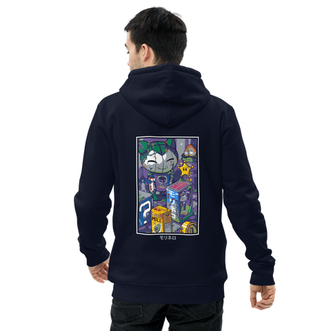 Molinero1990 - Unisex-Bio-Hoodie mit Stick und Druck