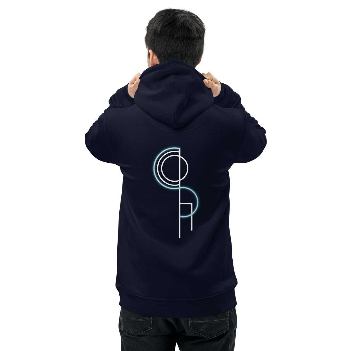 DerSocha - Unisex-Bio-Hoodie mit Druck