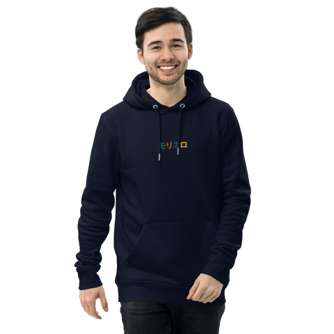 Molinero1990 - Unisex-Bio-Hoodie mit Stick und Druck