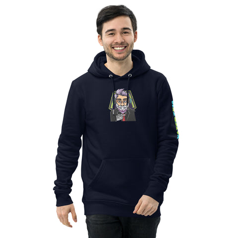 vatertv18 - Unisex-Bio-Hoodie mit Druck