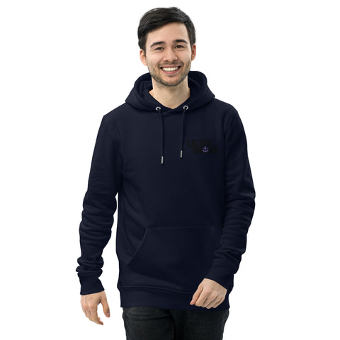 Lachsinator - Unisex-Bio-Hoodie mit Stick