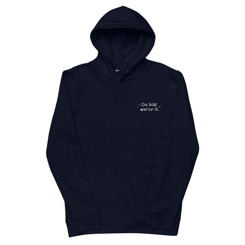 LulusWunderwelt - Unisex-Hoodie aus Biobaumwolle mit Stick