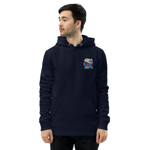 LuiTheDinosaur - Unisex-Bio-Hoodie mit Stick