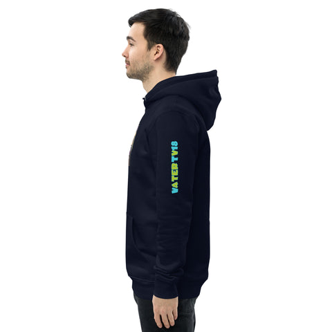 vatertv18 - Unisex-Bio-Hoodie mit Druck