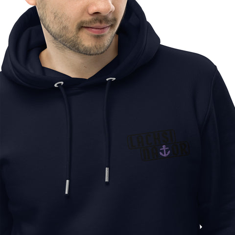 Lachsinator - Unisex-Bio-Hoodie mit Stick