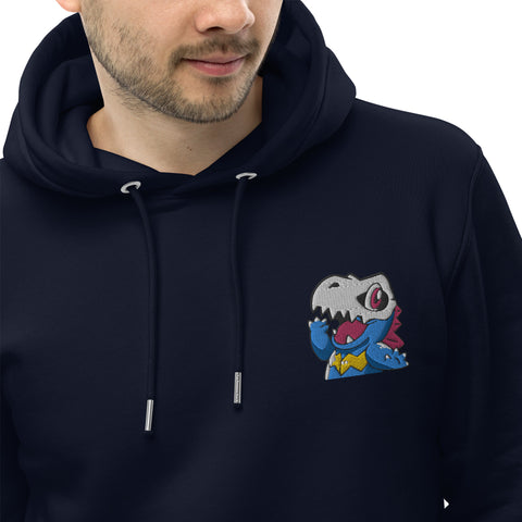 LuiTheDinosaur - Unisex-Bio-Hoodie mit Stick