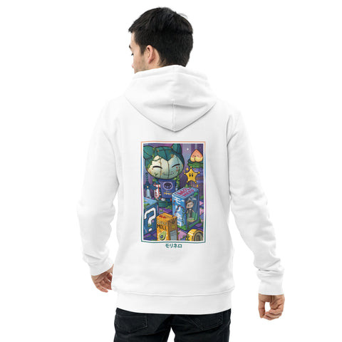 Molinero1990 - Unisex-Bio-Hoodie mit Stick und Druck