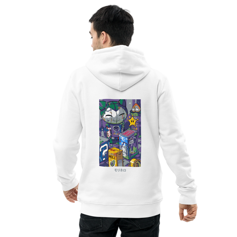 Molinero1990 - Unisex-Bio-Hoodie mit Stick und Druck